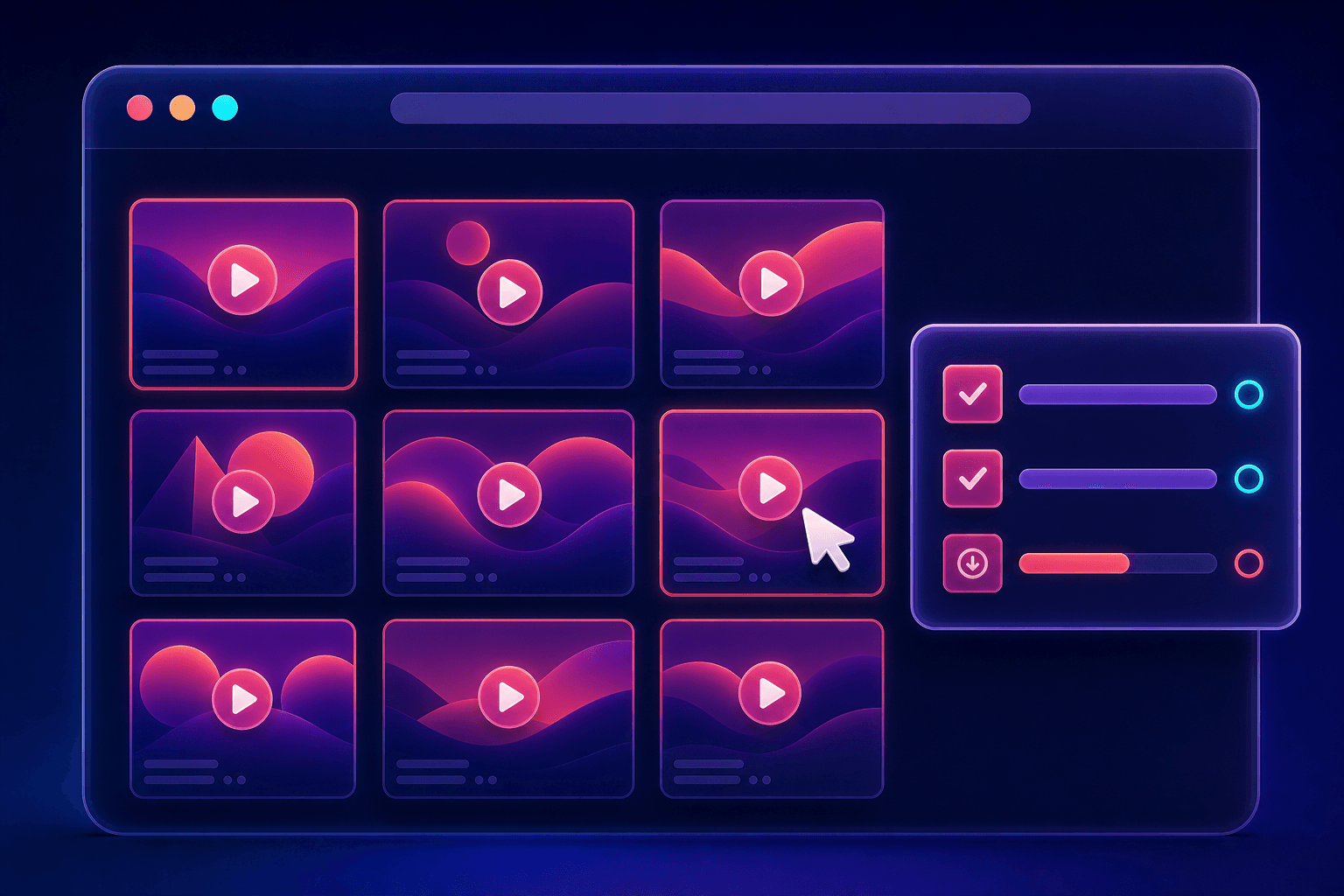 Continuing to browse while downloads run in the background